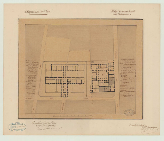 Pont-Audemer _"Projet de maison d'arrêt pour Pont-Audemer".