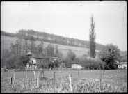 Vue sur la campagne normande.