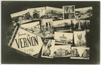 Vernon-Ville. Carte souvenir.