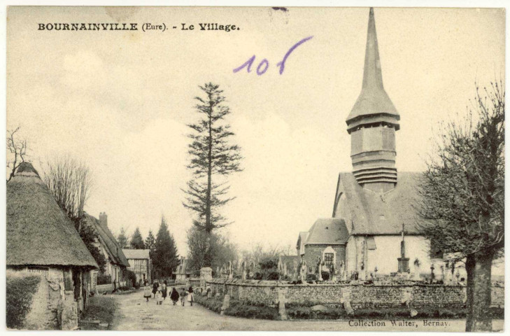 Bournainville. Le Village.