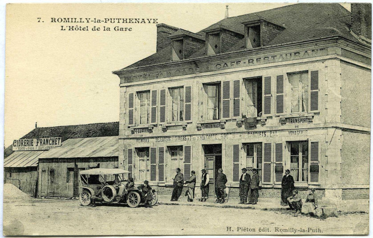Romilly-la-Puthenaye. L'Hôtel de la Gare.