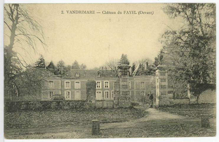 Vandrimare. Château du Fayel (Devant).