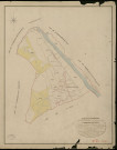 Saint-Pierre-d'Autils. Tableau d'assemblage _ du Plan Parcellaire de la Commune de Saint Pierre d'Autils _ Canton de Vernon - Evreux - Eure. _ Terminé sur le Terrain en 1825, sous l'administration de M. Le Vicomte Raymond Delaitre, Préfet _ M. d'Horteuil, Maire _ et sous la Direction de M. Aubelin, Directeur des Contributions directes _ M. Hautier, Géomètre en Chef. _ Par M. Pilfert, Géomètre de 1re classe.