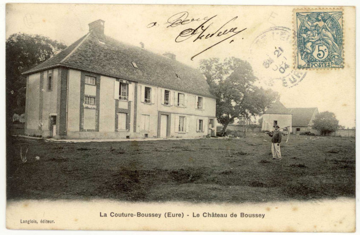 Couture-Boussey (La). Le Château de Boussey.