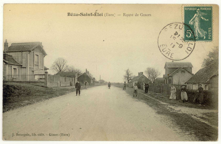 Bézu-Saint-Eloi. Route de Gisors.