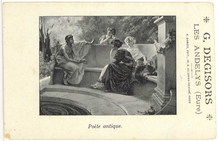 Andelys (Les). Poète antique.