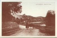 Andelys (Les). Petit Andely - Quai de Seine.