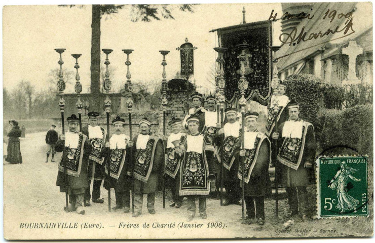 Bournainville. Frères de Charité (Janvier 1906).