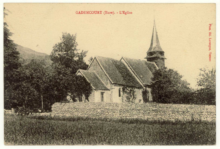 Gadencourt. L'Eglise.