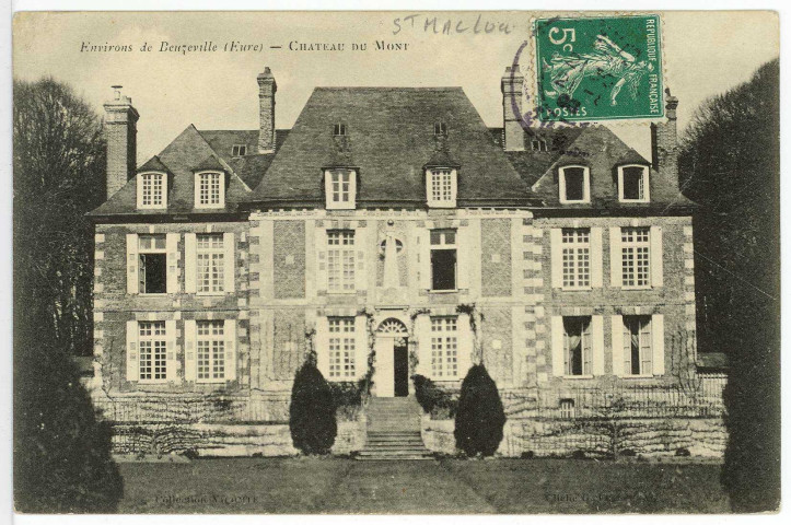 Saint-Maclou. Château du Mont.