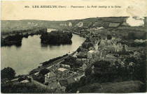 Andelys (Les). Panorama - Le Petit Andely et la Seine.