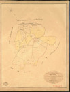 Saint-Vigor. Tableau d'assemblage _ du Plan Parcellaire de la Commune de Saint Vigor _ Canton de Evreux Sud - Evreux - Eure. _ Terminé sur le Terrain le 5 Novembre 1842, sous l'administration de M. Zédé, Préfet _ M. Fauveau, Maire _ sous la Direction de M. Garnier, Directeur des Contributions directes _ M. Le Fébure, Géomètre en Chef. _ Par M. Ledanois, Géomètre de 1re classe.