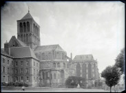 Vue d'ensemble de l'abbaye de la Trinité de Fécamp (Seine-Maritime).