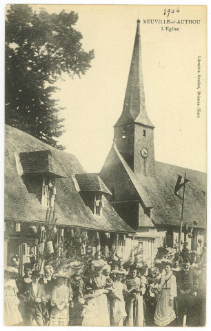 Neuville-sur-Authou. L'Eglise.