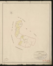 Bougy. Tableau d'assemblage _ du Plan Parcellaire de la Commune de Bougy. _ Canton de Beaumont-le-Roger - Bernay - Eure. _ Terminé sur le terrain en 1826 sous l'administration de M. Le Vicomte Raymond Delaitre, Préfet _ M. Morin, maire _ en sous la Direction de M. Hurtrelle, Directeur des Contributions directes. _ M. Hautier, Géomètre en Chef. _ Par M. Pilfert, Géomètre de 1re classe.