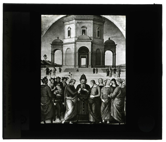 Musée de Caen (Calvados), tableau de Le Pérugin « Le mariage de la Vierge »