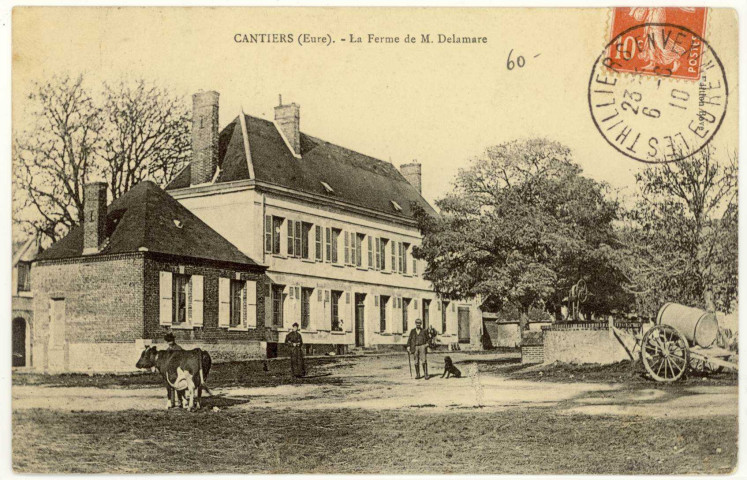 Cantiers. La Ferme de M. Delamare.