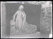 Groupe de l'Annonciation provenant de la chapelle du château de Bois-Héroult, à Écaquelon (Eure).