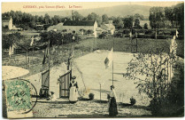 Giverny. Giverny près Vernon. - Le Tennis.
