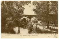 Evreux-Ville. Navarre : Vue sur l'Iton.