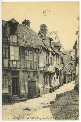 Pont-de-l'Arche. Rue de l'Abbaye sans Toile.