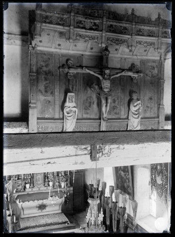 Crucifix de l'église d'Heudreville-en-Lieuvin (Eure).