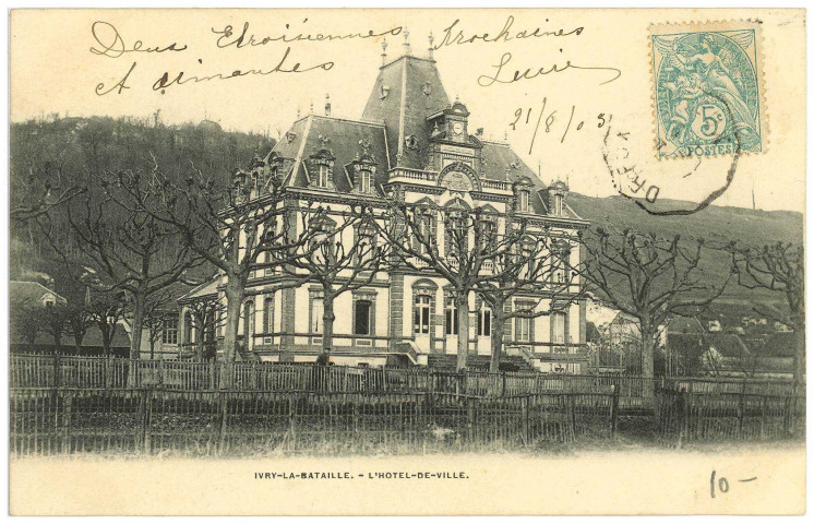 Ivry-la-Bataille. L'Hôtel-de-Ville.