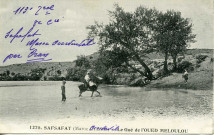 SAFSAFAT (Maroc Oriental) - Le Gué de l'OUED MELOULOU