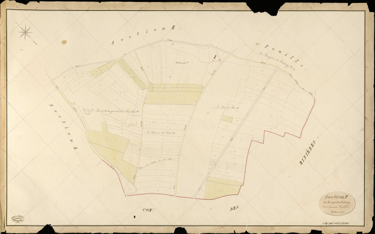 Coulonges. Section F _ des Bruyères du Coudray _ 2e et dernière Feuille