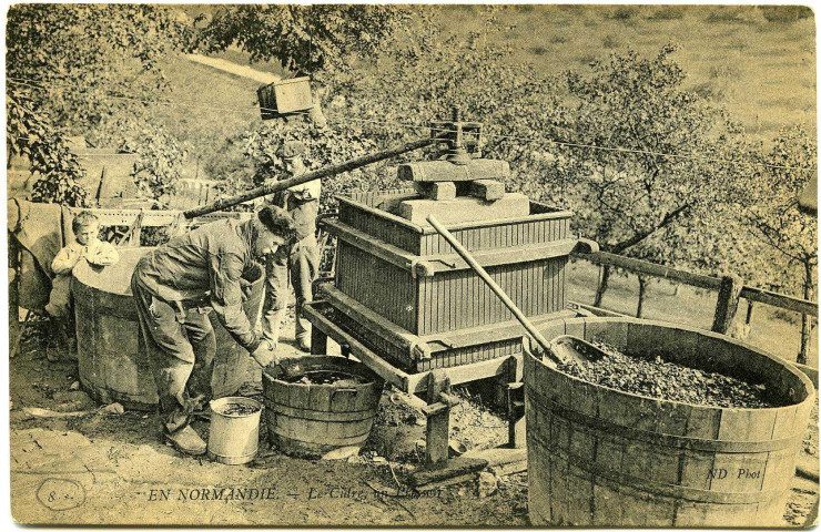 Divers. En Normandie. - Le Cidre, un Pressoir.