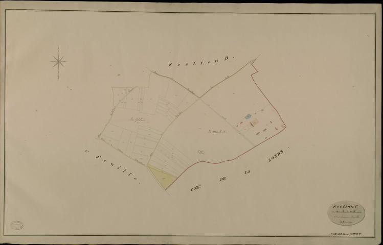 Bosgouet. Section C _ du Mesnil et de Malmain _ 2e et dernière Feuille