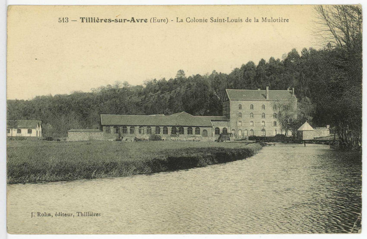 Tillières-sur-Avre. La Colonie Saint-Louis de la Mulotière.