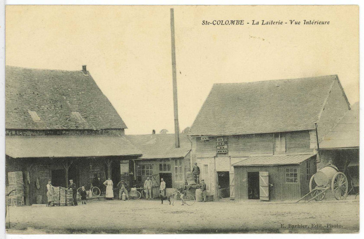 Sainte-Colombe-près-Vernon. La Laiterie - Vue Intérieure.