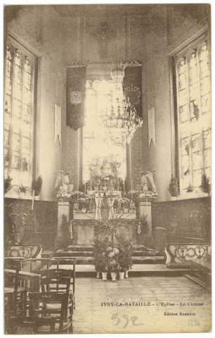 Ivry-la-Bataille. L'Eglise - Le Choeur.