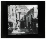 Le Mont-Saint-Michel (Manche), la porte du roi.