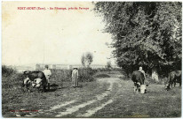 Port-Mort. Au Pâturage, près du Barrage.