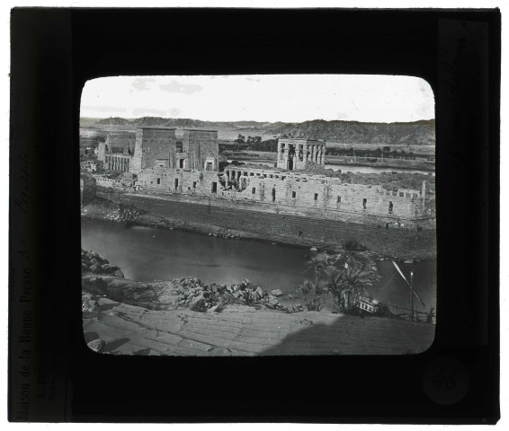 Ruines de Philae (Égypte), temple d'Isis, kiosque de Trajan.