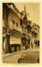 Louviers-Ville. Rue de Matrey et l'Hôtel Grand Cerf.