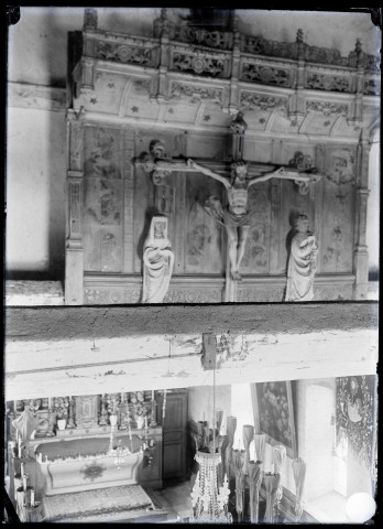 Crucifix de l'église d'Heudreville-en-Lieuvin (Eure).