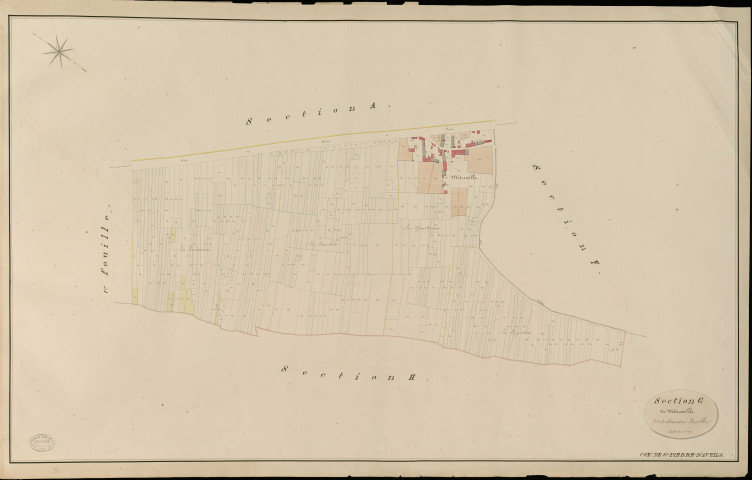 Saint-Pierre-d'Autils. Section G _ de Mestreville _ 2e et dernière Feuille