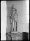 Statue de Vierge à l'enfant de l'église de Beauficel-en-Lyons (Eure).