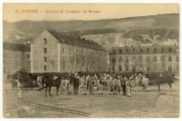 Evreux-Ville. Quartier de Cavalerie-Le Bivouac.
