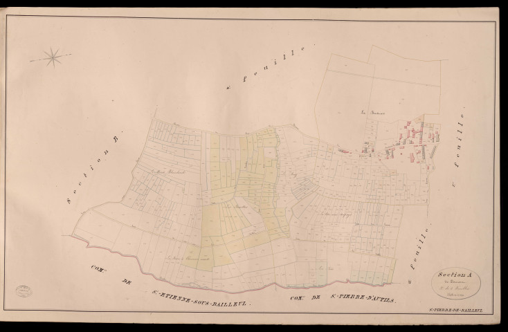 Saint-Pierre-de-Bailleul. Section A _ de Dormoun _ 3e de 5 Feuilles