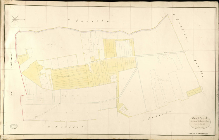 Breuilpont. Section A _ du Mont Vallet et des Prés _ 2e de 6 Feuilles