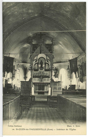 Saint-Ouen-de-Thouberville. Intérieur de l'Eglise.