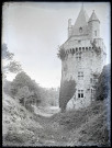 Tour du château de Largoët (Elven, Morbihan).