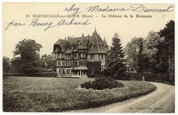 Barneville-sur-Seine. Le Château de la Houssaye.