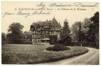 Barneville-sur-Seine. Le Château de la Houssaye.