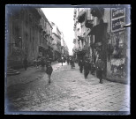 Rue animée de Rome (Italie).
