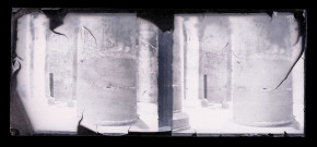 Ruines et vestiges d'un temple égyptien.
